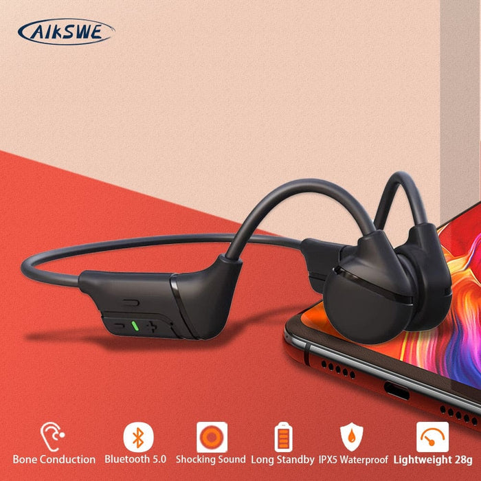 Wireless Bone Conduction Waterproof Stereo Hands-free