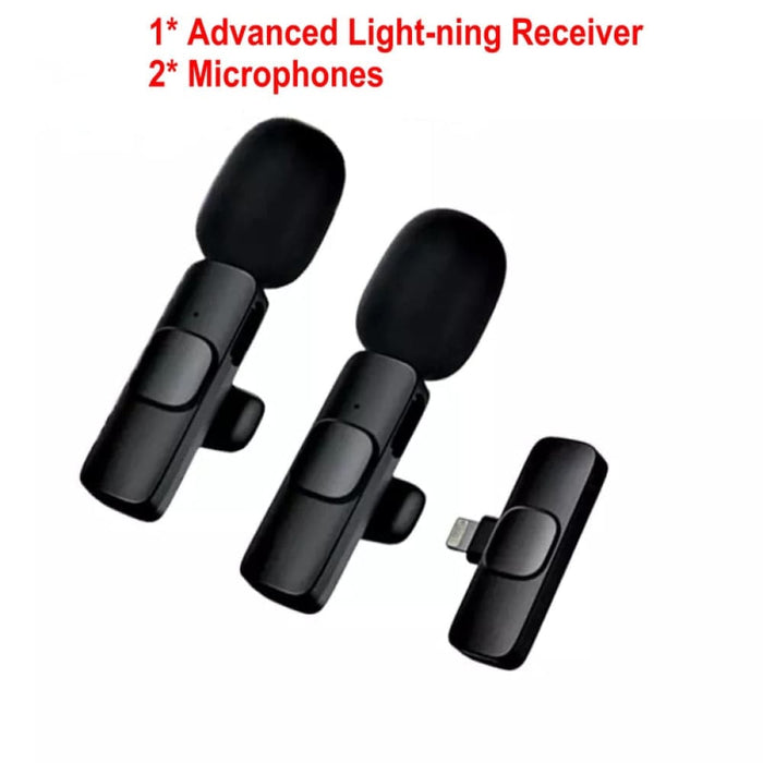 Wireless Chargeable Handheld Lavalier Microphone Set Short