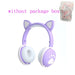 Wireless Glowing Cute Led Headset Hifi Stereo Bass 3.5mm