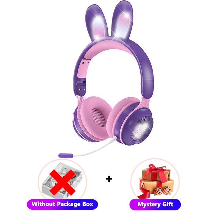 Wireless Glowing Rabbit Ear Hifi Stereo Bluetooth