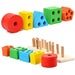 Wooden Educational Preschool Blocks Puzzle for 3 to 5 Year