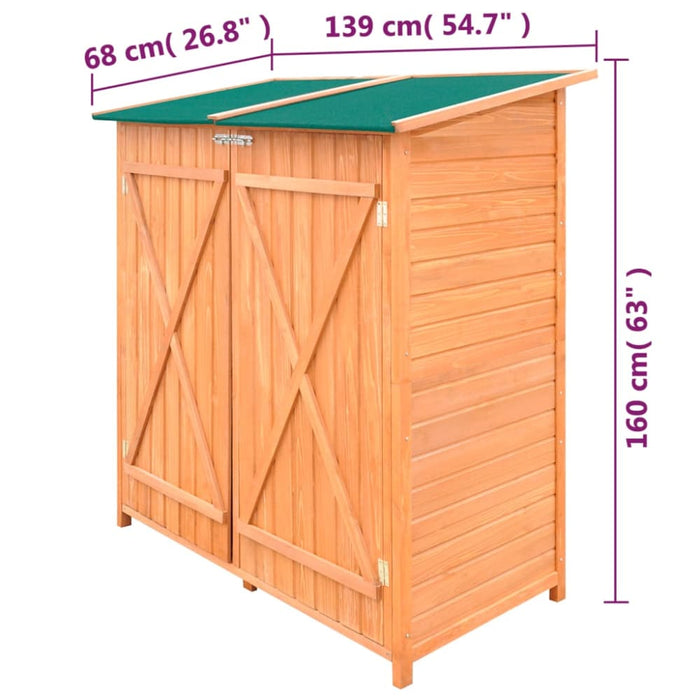 Wooden Shed Garden Tool Storage Room Large Oiboln
