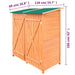 Wooden Shed Garden Tool Storage Room Large Oiboln