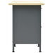 Workbench Black 160x60x85 Cm Steel Oaptai