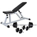 Workout Bench with Barbell and Dumbbell Set 60.5 Kg Xiptal