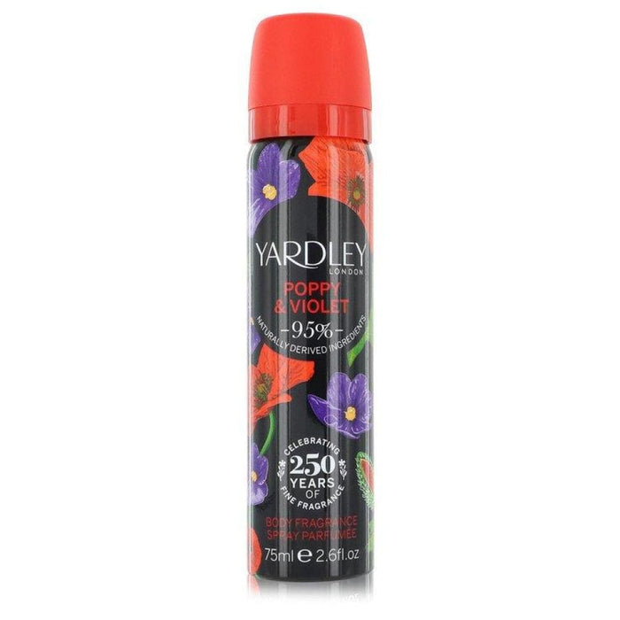 Yardley Poppy & Violet Body Fragrance Spray by London