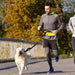 2x Yellow Adjustable Hands-free Pet Leash Bag Dog Lead